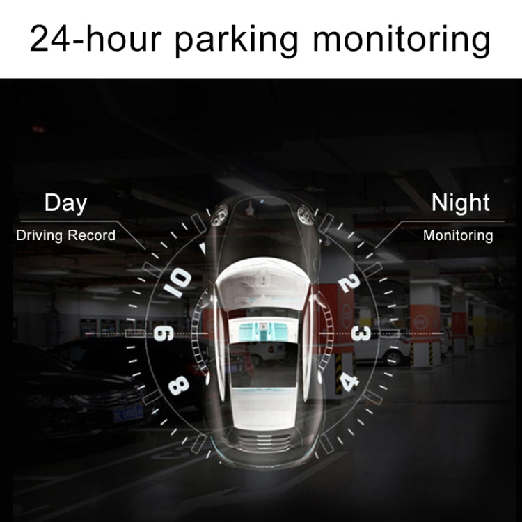 2.4 inch Car 480P Single Recording Shield Driving Recorder DVR Support Parking Monitoring / Loop Recording (Black) - Car DVRs by PMC Jewellery | Online Shopping South Africa | PMC Jewellery | Buy Now Pay Later Mobicred