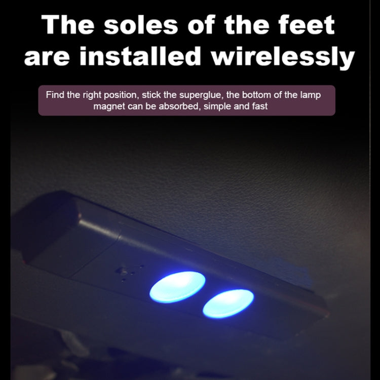 A86 Car Charging Smart Voice-activated Colorful Foot Atmosphere Light - Atmosphere lights by PMC TechLife | Online Shopping South Africa | PMC TechLife | Buy Now Pay Later Mobicred