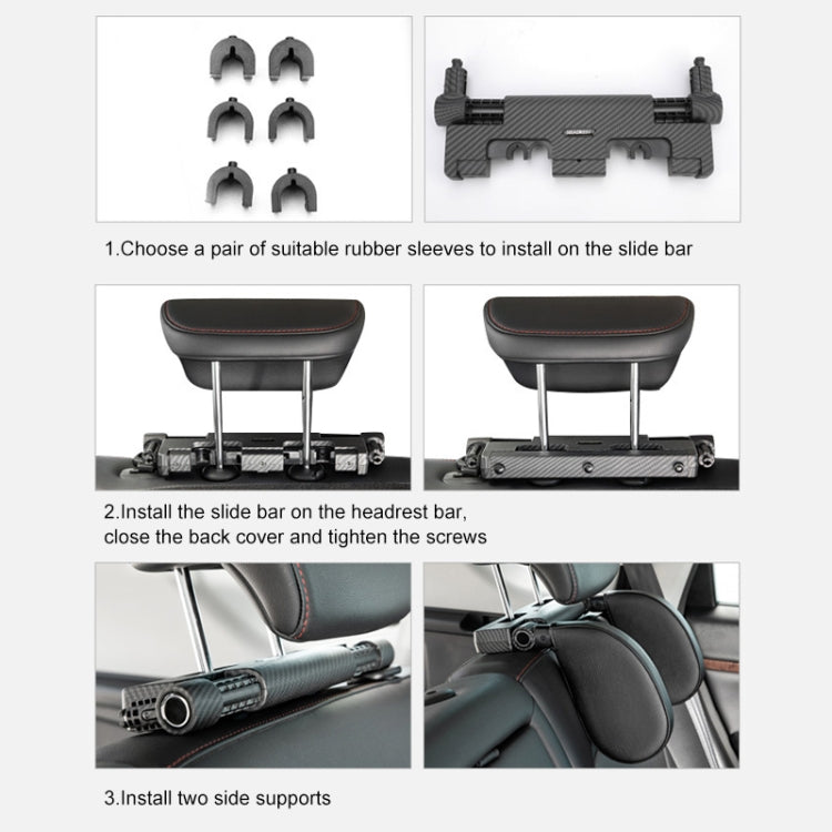 A03 Adjustable Car Auto U-shaped Memory Foam Neck Rest Cushion Seat Pillow (Grey) - Seat Accessories by PMC TechLife | Online Shopping South Africa | PMC TechLife | Buy Now Pay Later Mobicred