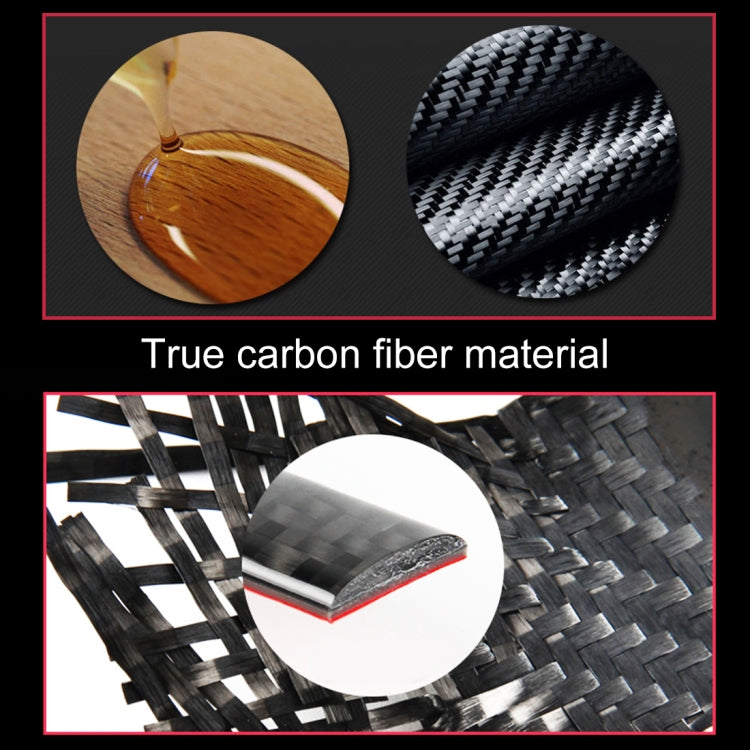 4 in 1 Car Carbon Fiber Door Inner Handle Decorative Sticker for WEY TANK 300 - Car Interior Mouldings by PMC Jewellery | Online Shopping South Africa | PMC Jewellery | Buy Now Pay Later Mobicred