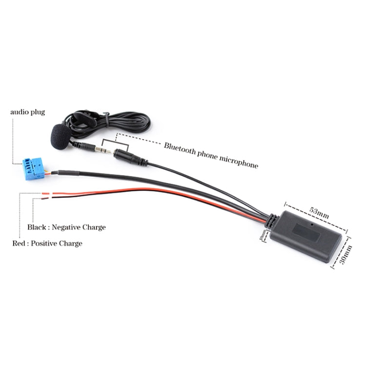 Car 6PIN AUX Bluetooth Audio Input Cable + MIC for Acura RDX TSX MDX CSX - DIY Cables by PMC Jewellery | Online Shopping South Africa | PMC Jewellery | Buy Now Pay Later Mobicred