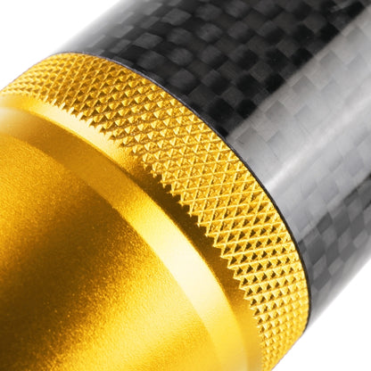 Universal Car Carbon Fiber Metal Gear Shift Knob (Gold) - Shift Knob by PMC Jewellery | Online Shopping South Africa | PMC Jewellery | Buy Now Pay Later Mobicred