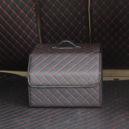 Car Trunk Foldable Storage Box, Checkered Middle Size: 40 x 32 x 30cm (Black Red) - Stowing Tidying by PMC Jewellery | Online Shopping South Africa | PMC Jewellery | Buy Now Pay Later Mobicred