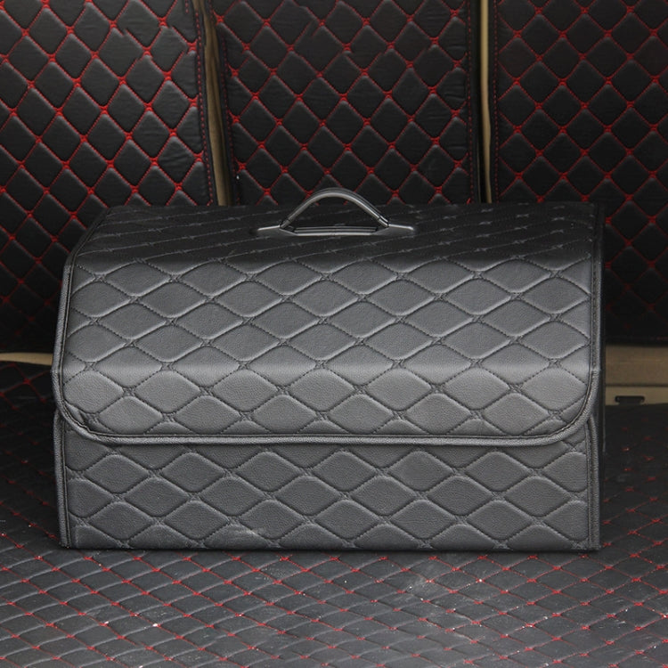 Car Trunk Foldable Storage Box, Rhombic Grid Large Size: 54 x 32 x 30cm (Black) - Stowing Tidying by PMC Jewellery | Online Shopping South Africa | PMC Jewellery | Buy Now Pay Later Mobicred