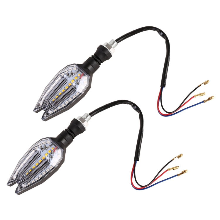 Motorcycle Turn Signal Light DC12V 1W 33LEDs SMD-3528 Lamp Beads (Red Light) - Signal Lights by PMC Jewellery | Online Shopping South Africa | PMC Jewellery