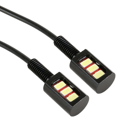 1 Pair DC12V 0.4W 3LEDs SMD-5630 Car / Motorcycle License Plate Light, Cable Length: 27cm - License Plate Lights by PMC Jewellery | Online Shopping South Africa | PMC Jewellery | Buy Now Pay Later Mobicred