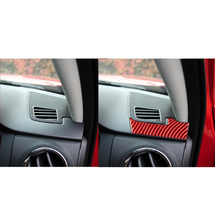 2 PCS / Set Carbon Fiber Car Dashboard Air Outlet Decorative Sticker for Toyota Tundra 2014-2018,Right Drive (Red) - Car Interior Mouldings by PMC Jewellery | Online Shopping South Africa | PMC Jewellery | Buy Now Pay Later Mobicred