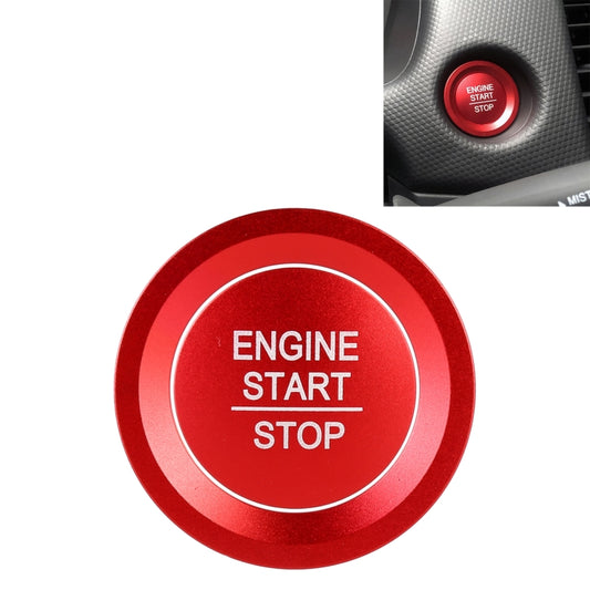 Car Engine Start Key Push Button Ring Trim Sticker for Honda(Red) - Decoration Rings by PMC Jewellery | Online Shopping South Africa | PMC Jewellery | Buy Now Pay Later Mobicred