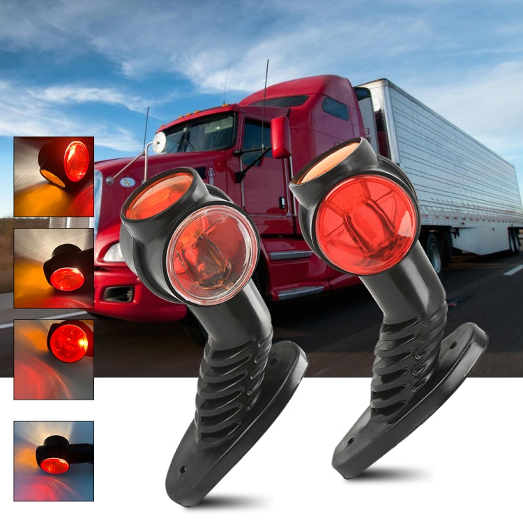 MK-176 24V Truck Tri-color Side Light - Warning Lights by PMC Jewellery | Online Shopping South Africa | PMC Jewellery | Buy Now Pay Later Mobicred