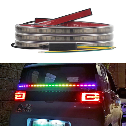 S12-120CM 120cm DC12V-24V Car Rear LED RGB Daytime Running Lights Strip Colorful Lamp - Running Lights by PMC Jewellery | Online Shopping South Africa | PMC Jewellery | Buy Now Pay Later Mobicred