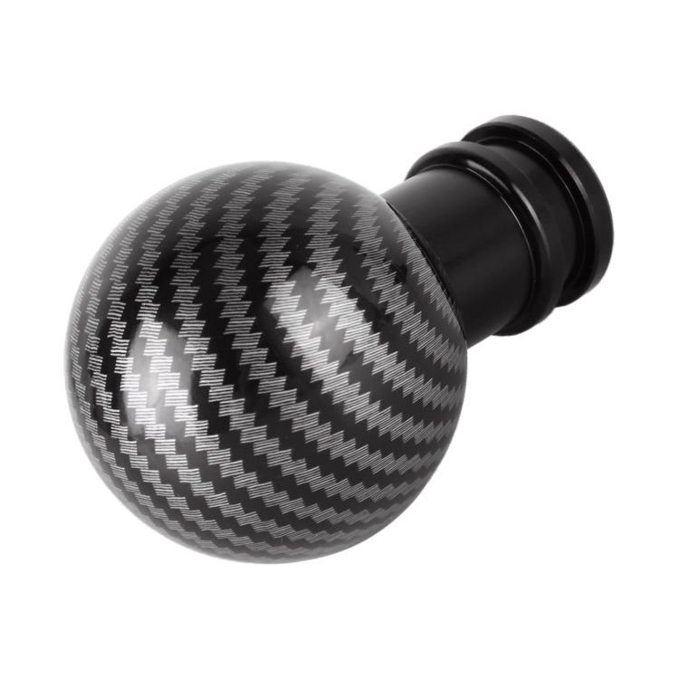 Universal Car Carbon Fiber Texture Metal Gear Shift Knob (Black) - Shift Knob by PMC Jewellery | Online Shopping South Africa | PMC Jewellery | Buy Now Pay Later Mobicred