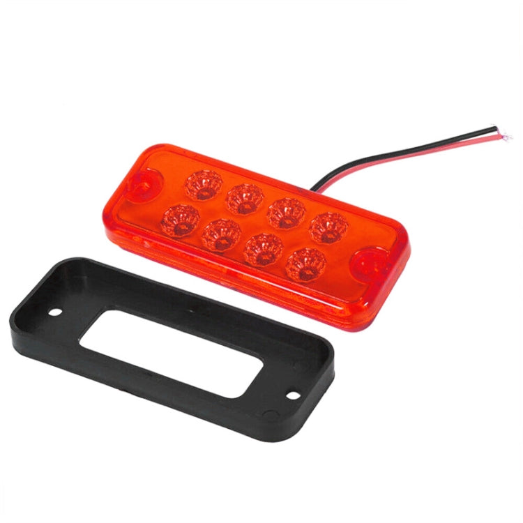 4 PCS 10-30V 8LED Car Tail Light Side Lamp (Yellow Light) - Warning Lights by PMC TechLife | Online Shopping South Africa | PMC TechLife | Buy Now Pay Later Mobicred