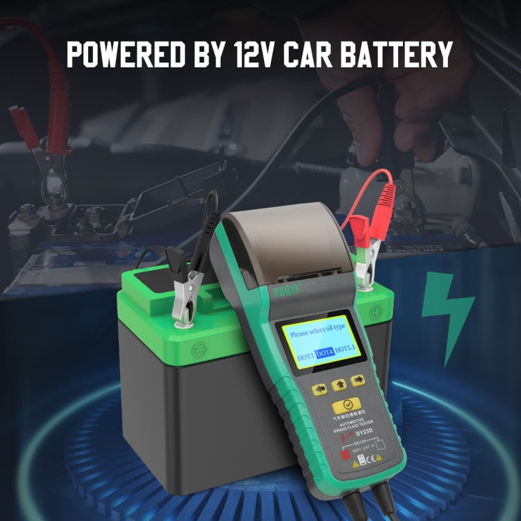 DUOYI DY23D Car Brake Fluid Detection Pen with Print Function - Electronic Test by DUOYI | Online Shopping South Africa | PMC TechLife | Buy Now Pay Later Mobicred