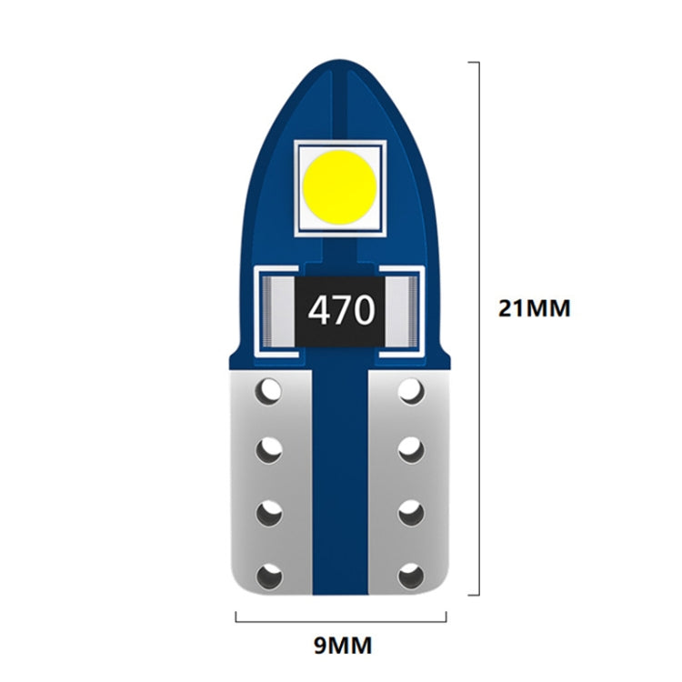 20pcs T10 3030-2SMD Car White Light LED Clearance Light Lamp - Clearance Lights by PMC Jewellery | Online Shopping South Africa | PMC Jewellery | Buy Now Pay Later Mobicred