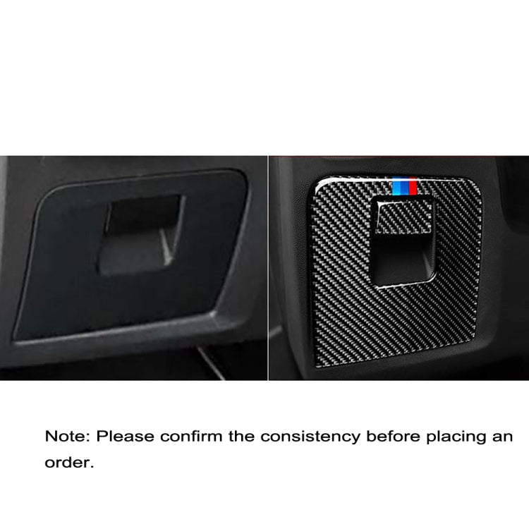 Car Carbon Fiber Storage Box Panel 3-color Decorative Sticker for BMW G01 X3 2018-2020 / G02 X4 2019-2020, Left and Right Drive Universal - Car Interior Mouldings by PMC Jewellery | Online Shopping South Africa | PMC Jewellery | Buy Now Pay Later Mobicred