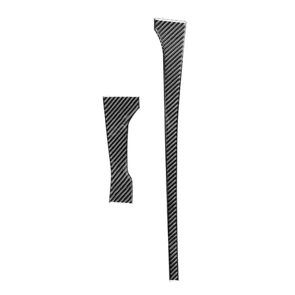 2 PCS / Set Carbon Fiber Car Central Control Gear Decorative Sticker for Toyota Tundra 2014-2018, Left Right Driving - Car Interior Mouldings by PMC Jewellery | Online Shopping South Africa | PMC Jewellery | Buy Now Pay Later Mobicred