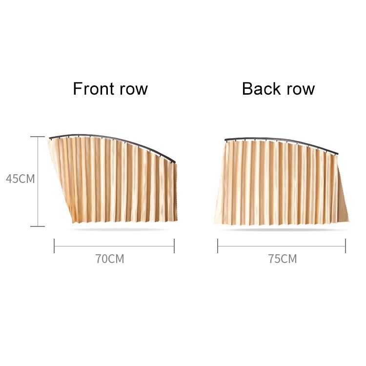 4 in 1 Car Auto Sunshade Curtains Windshield Cover Set (Silver) - Aluminum Film PEVA by PMC TechLife | Online Shopping South Africa | PMC TechLife | Buy Now Pay Later Mobicred