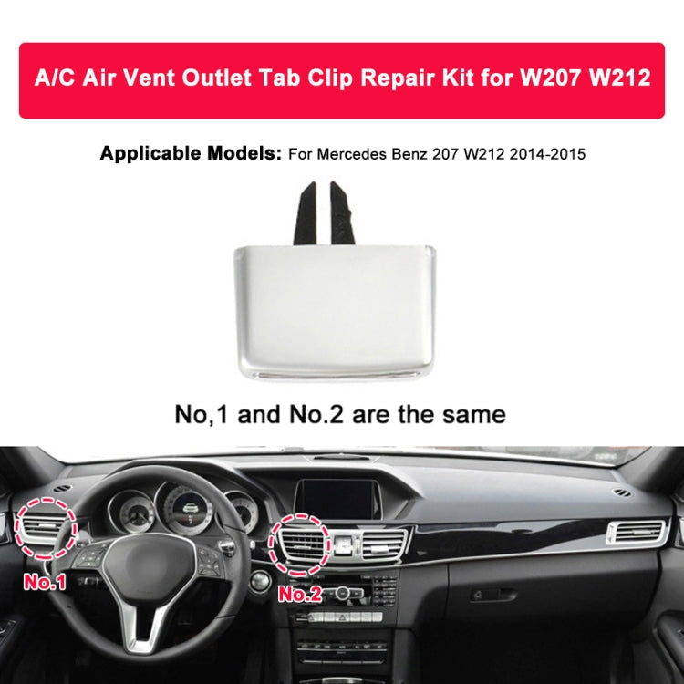 For Mercedes-Benz W212 2014-2015 Car Left Tail Plug Air Conditioning Exhaust Switch Paddle Air Conditioning Leaf Clip 212 830 0154 9116 - Air Conditioning System by PMC Jewellery | Online Shopping South Africa | PMC Jewellery | Buy Now Pay Later Mobicred