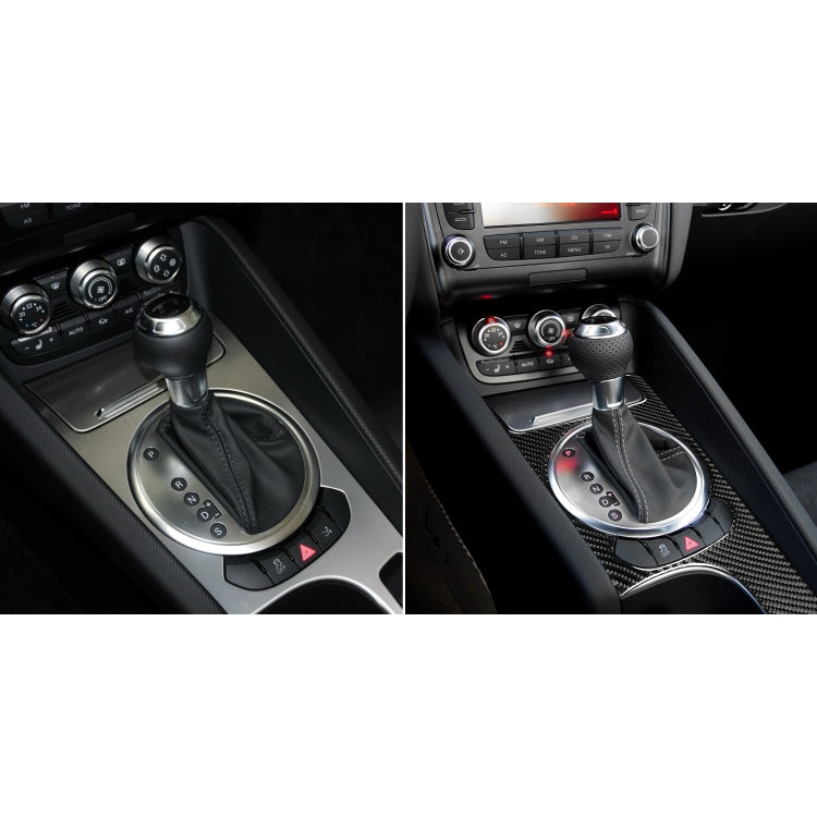 Car Carbon Fiber Gear Shift Panel Decorative Sticker for Audi TT 8n 8J MK123 TTRS 2008-2014, Left Drive - Car Interior Mouldings by PMC Jewellery | Online Shopping South Africa | PMC Jewellery | Buy Now Pay Later Mobicred