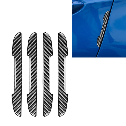 4 PCS Car Carbon Fiber Side Anti-collision Bumper Strip for Chevrolet Cruze 2009-2015, Left and Right Drive Universal - Anti Collision Sticker by PMC Jewellery | Online Shopping South Africa | PMC Jewellery | Buy Now Pay Later Mobicred