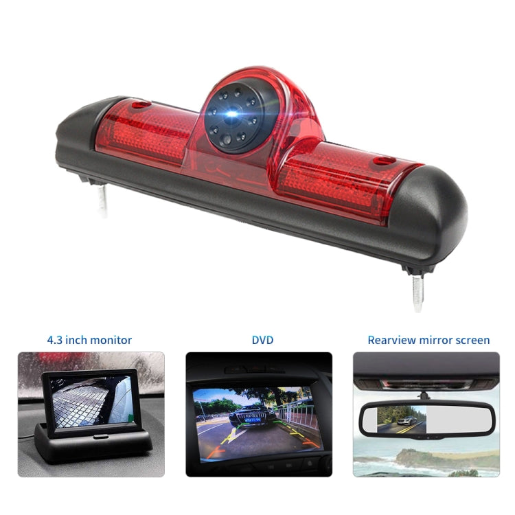 PZ460 Car Waterproof HD High Position Brake Light View Camera for Fiat / Citroen / Peugeot - Rear View Cameras by PMC Jewellery | Online Shopping South Africa | PMC Jewellery | Buy Now Pay Later Mobicred