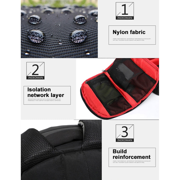 INDEPMAN DL-B012 Portable Outdoor Sports Backpack Camera Bag for GoPro, SJCAM, Nikon, Canon, Xiaomi Xiaoyi YI, Size: 27.5 * 12.5 * 34 cm(Purple) - free shipping - PMC TechLife - Order now!
