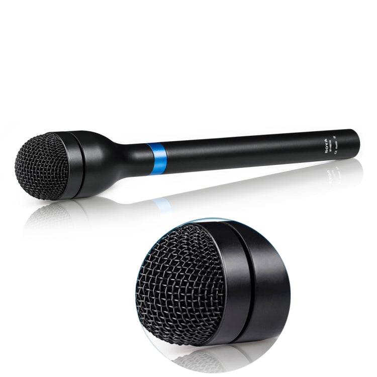 BOYA BY-HM100 Omni-Directional Handheld Dynamic Microphone with XLR Connector - Camera Microphone by BOYA | Online Shopping South Africa | PMC Jewellery | Buy Now Pay Later Mobicred