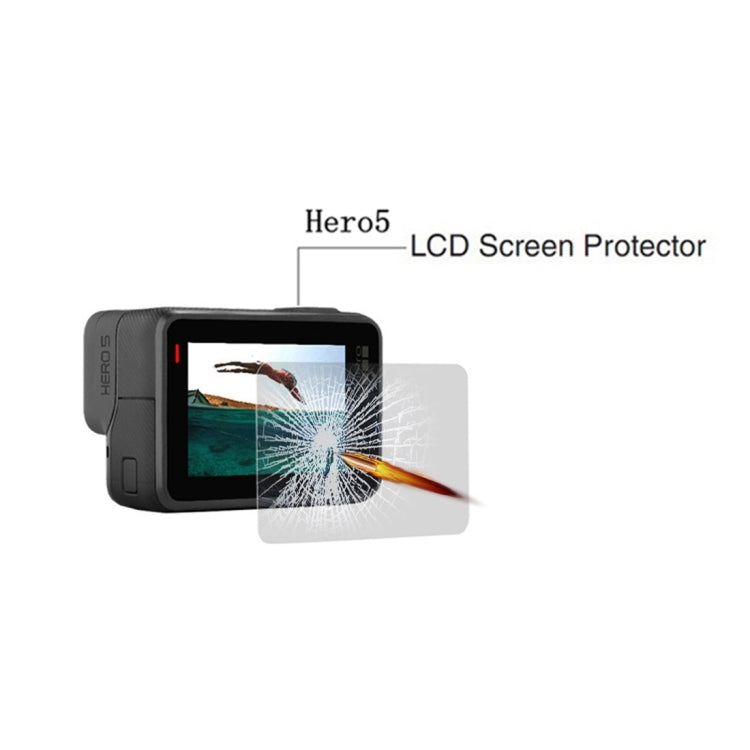 For GoPro HERO5 LCD Display Screen Protector Tempered Glass Film - Protective Film by PMC Jewellery | Online Shopping South Africa | PMC Jewellery | Buy Now Pay Later Mobicred