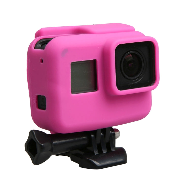 Original for GoPro HERO5 Silicone Border Frame Mount Housing Protective Case Cover Shell(Pink) - Silicone Cases by PMC TechLife | Online Shopping South Africa | PMC TechLife | Buy Now Pay Later Mobicred