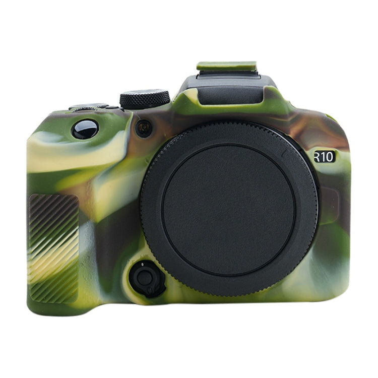 For Canon EOS R10 Soft Silicone Protective Case (Camouflage) - Protective Case by PMC TechLife | Online Shopping South Africa | PMC TechLife | Buy Now Pay Later Mobicred