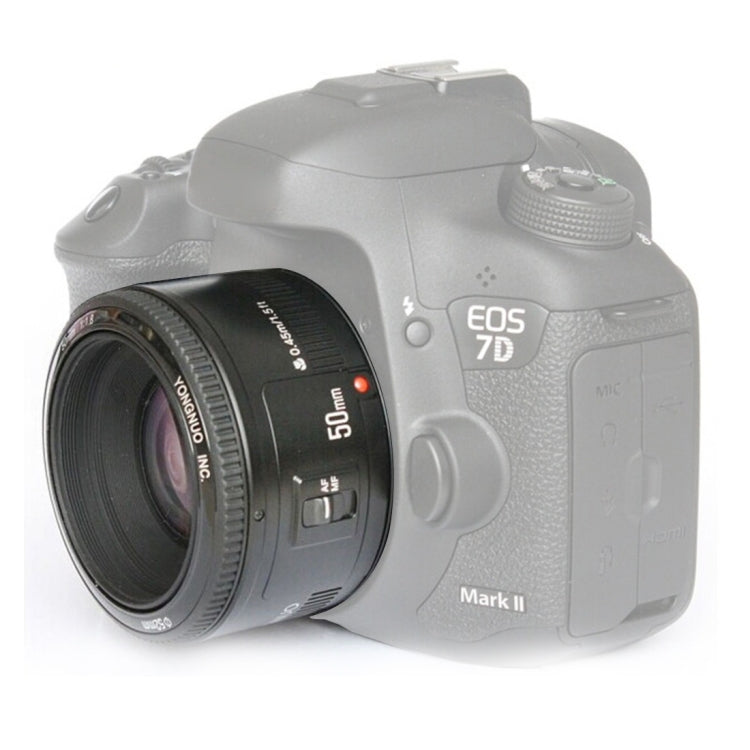 YONGNUO YN50MM F1.8C II F1.8 Auto Focus Lens for Canon EF Mount New Lens (Black) - free shipping - PMC TechLife - Order now!