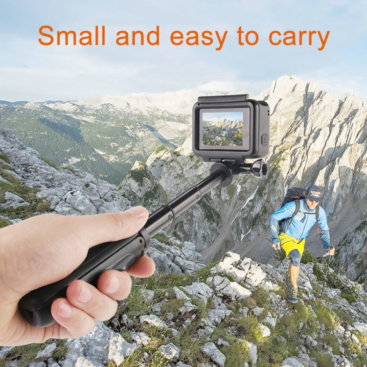 GP446 Multifunctional Mini Fixed Tripod for GoPro Hero12 Black / Hero11 /10 /9 /8 /7 /6 /5, Insta360 Ace / Ace Pro, DJI Osmo Action 4 and Other Action Cameras(Grey) - Holder by PMC Jewellery | Online Shopping South Africa | PMC Jewellery | Buy Now Pay Later Mobicred