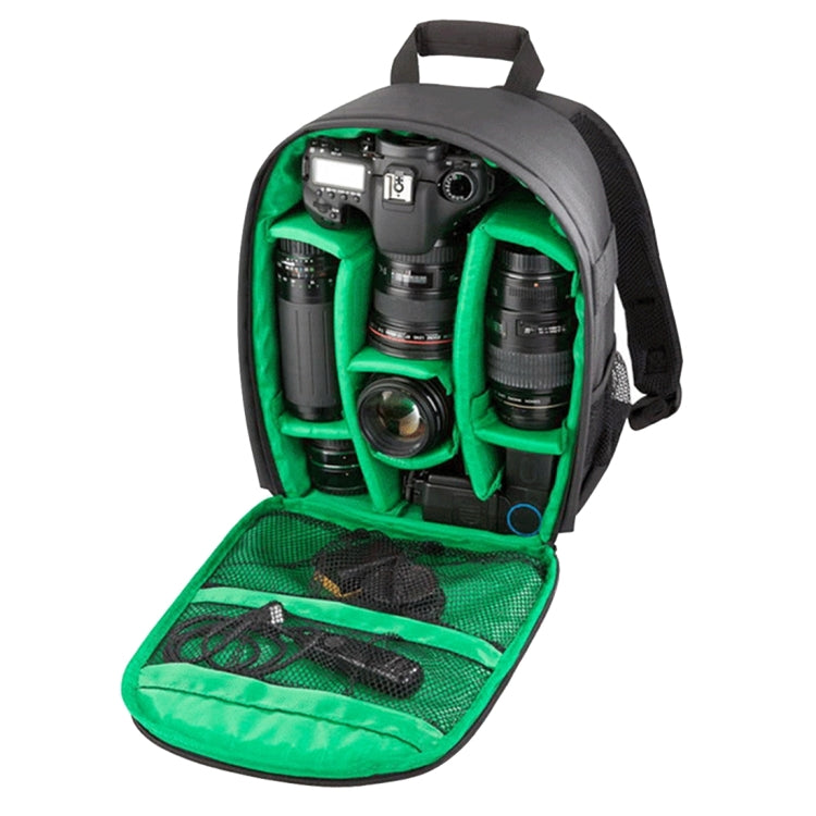 INDEPMAN DL-B013 Portable Waterproof Scratch-proof Outdoor Sports Backpack Camera Bag Phone Tablet Bag for GoPro, SJCAM, Nikon, Canon, Xiaomi Xiaoyi YI, iPad, Apple, Samsung, Huawei, Size: 26.5 * 12.5 * 33 cm(Green) - free shipping - PMC TechLife - Order now!
