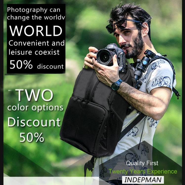 INDEPMAN DL-B016 Portable Waterproof Scratch-proof Outdoor Sports Sling Shoulder Bag Camera Bag Phone Tablet Bag for GoPro, SJCAM, Nikon, Canon, Xiaomi Xiaoyi YI, iPad, Apple, Samsung, Huawei, Size: 25.5 * 19 * 44 cm(Green) - free shipping - PMC TechLife - Order now!