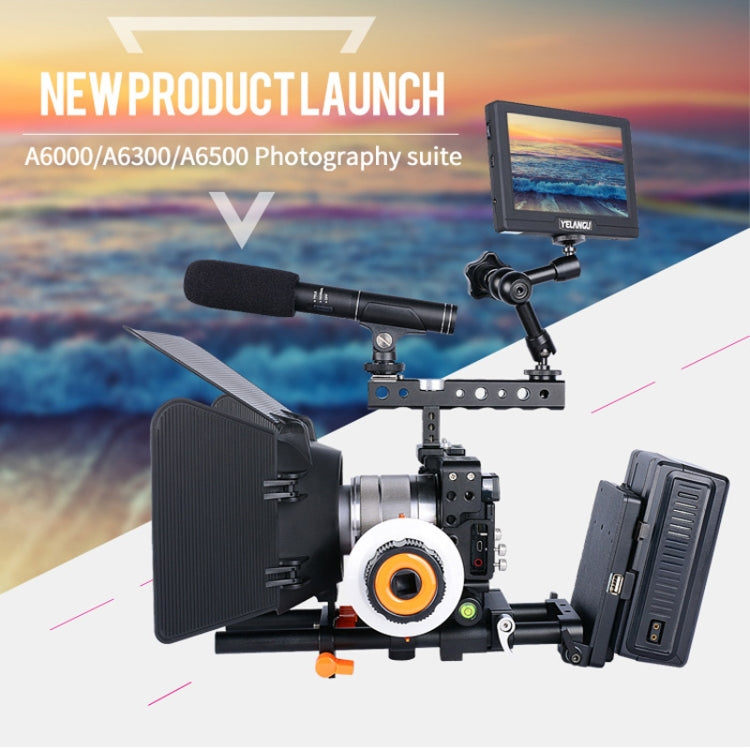 YELANGU C6 Camera Video Cage Stabilizer for Sony A6000 / A6300 / A6500 / A6400 (Black) - Camera Cage by YELANGU | Online Shopping South Africa | PMC TechLife | Buy Now Pay Later Mobicred