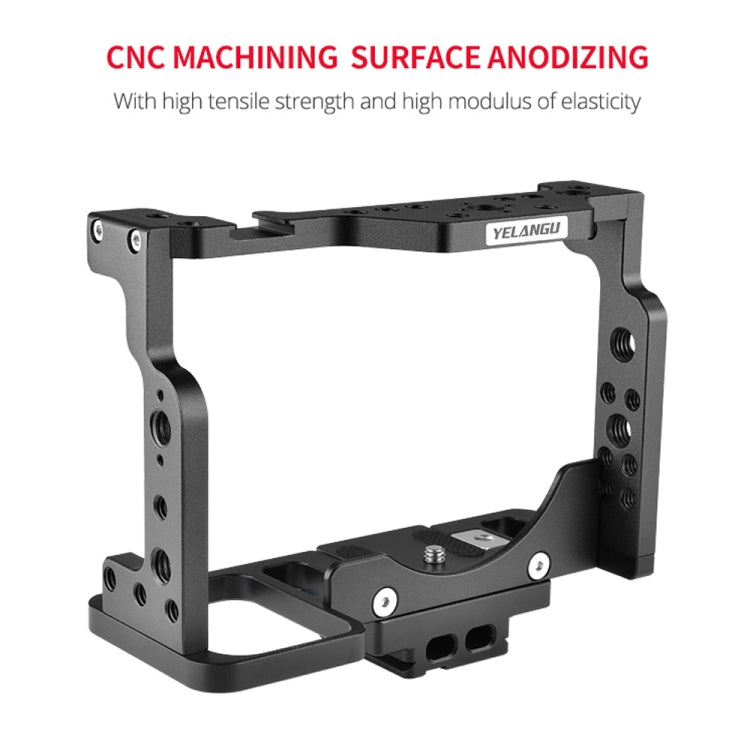YELANGU C15-A YLG0711A-A01 Video Camera Cage Stabilizer for Nikon Z6 / Z7 (Black) - free shipping - PMC TechLife - Order now!
