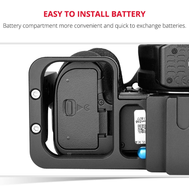 YELANGU C15-A YLG0711A-A01 Video Camera Cage Stabilizer for Nikon Z6 / Z7 (Black) - free shipping - PMC TechLife - Order now!