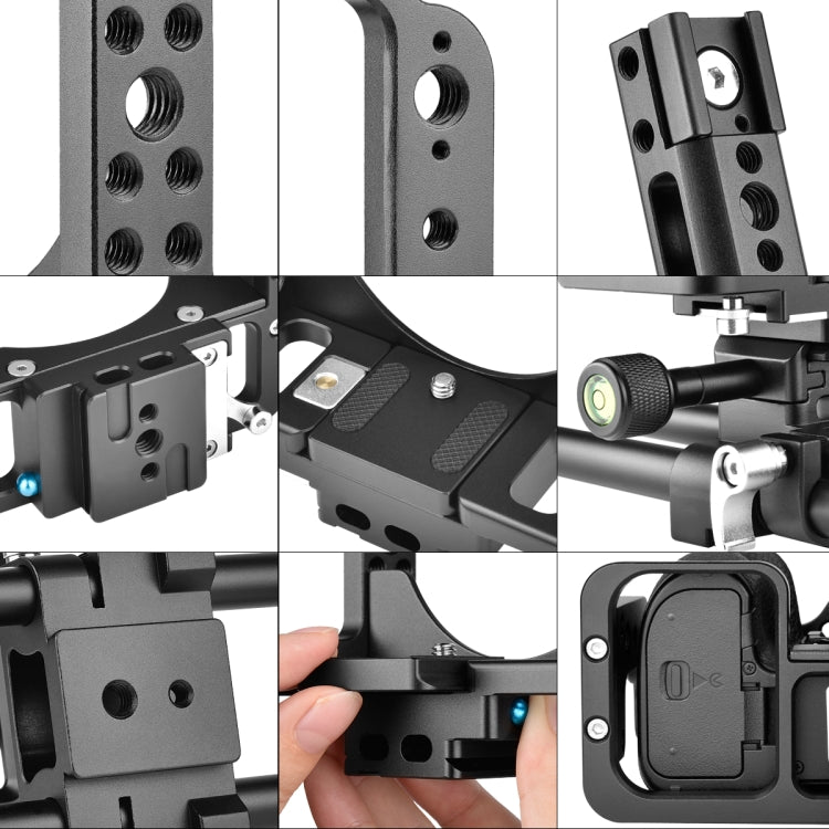 YELANGU C15-A YLG0711A-A01 Video Camera Cage Stabilizer for Nikon Z6 / Z7 (Black) - free shipping - PMC TechLife - Order now!