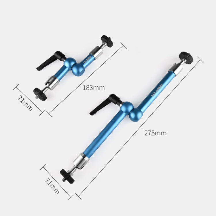 YELANGU 11 inch Adjustable Friction Articulating Magic Arm(Blue) - free shipping - PMC TechLife - Order now!
