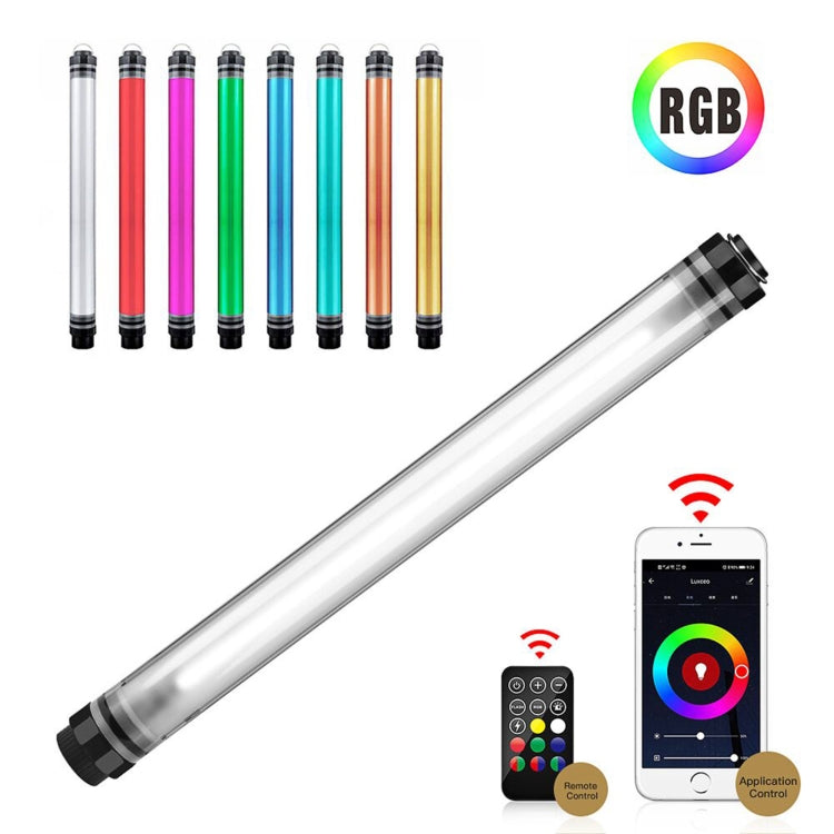 LUXCeO P7RGB Pro Colorful Photo LED Stick Video Light APP Control Adjustable Color Temperature Waterproof Handheld LED Fill Light with Remote Control - free shipping - PMC TechLife - Order now!