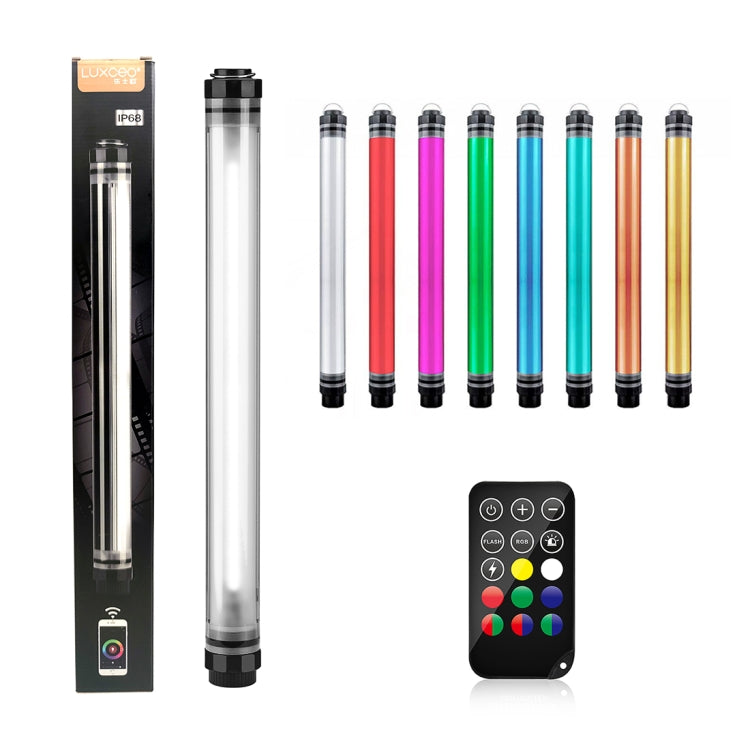 LUXCeO P7RGB Pro Colorful Photo LED Stick Video Light APP Control Adjustable Color Temperature Waterproof Handheld LED Fill Light with Remote Control - free shipping - PMC TechLife - Order now!