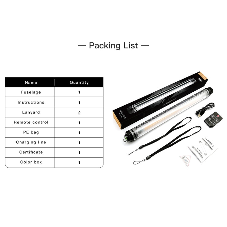 LUXCeO P7 Dual Color Temperature Photo LED Stick Video Light Waterproof Handheld LED Fill Light with Remote Control - free shipping - PMC TechLife - Order now!