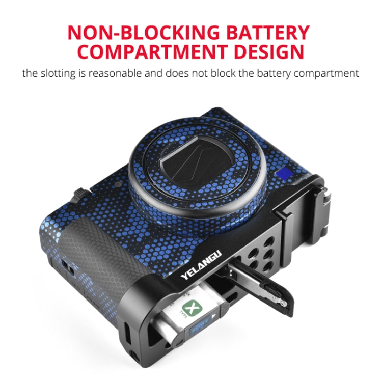 YELANGU CL12 Camera Expansion Board Base L Plate for Sony ZV-1 (Black) - free shipping - PMC TechLife - Order now!