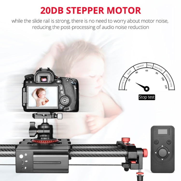 YELANGU L80TC 80cm Electrical Slide Rail Track with 2.4GHz Remote Control for SLR Cameras / Video Cameras (Black) - free shipping - PMC TechLife - Order now!