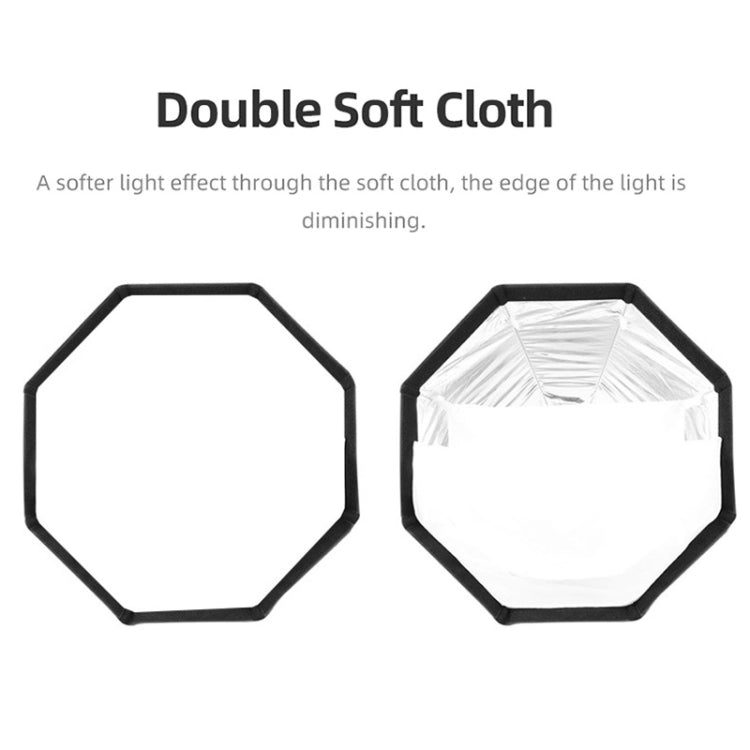 TRIOPO K2-65 65cm Speedlite Flash Octagon Parabolic Softbox Bowens Mount Diffuser (Black) - free shipping - PMC TechLife - Order now!