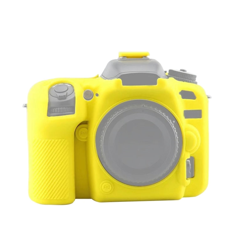 Soft Silicone Protective Case for Nikon D7500(Yellow) - Protective Case by PMC TechLife | Online Shopping South Africa | PMC TechLife | Buy Now Pay Later Mobicred