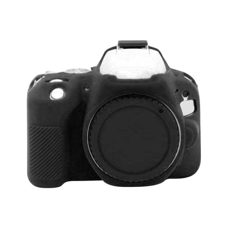 For Canon EOS 200D / EOS 200D Mark II Soft Silicone Protective Case(Black) - Protective Case by PMC TechLife | Online Shopping South Africa | PMC TechLife | Buy Now Pay Later Mobicred