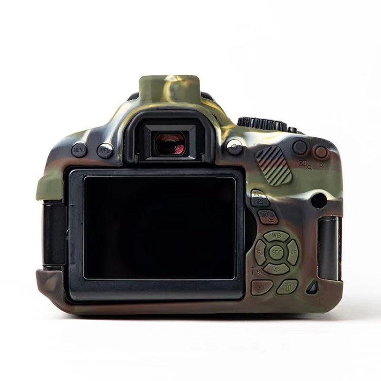 For Canon EOS 600D Soft Silicone Protective Case(Camouflage) - Protective Case by PMC TechLife | Online Shopping South Africa | PMC TechLife | Buy Now Pay Later Mobicred