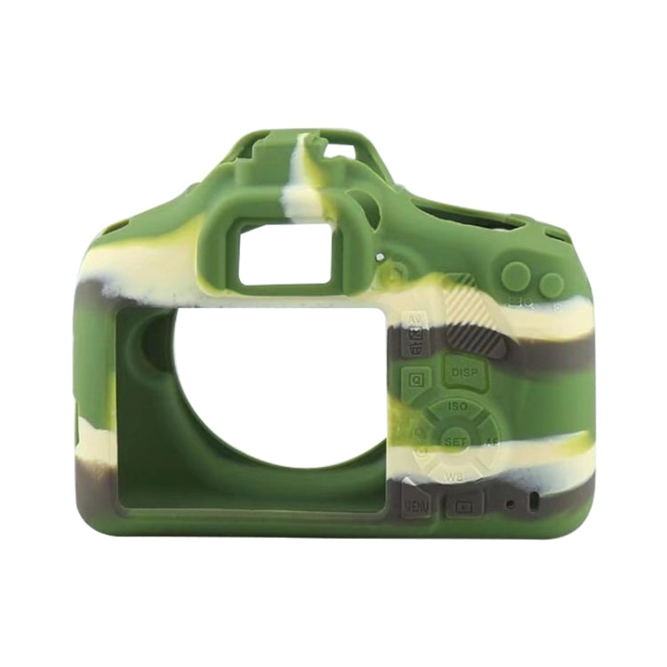 Soft Silicone Protective Case for Canon EOS 2000D (Camouflage) - Protective Case by PMC TechLife | Online Shopping South Africa | PMC TechLife | Buy Now Pay Later Mobicred