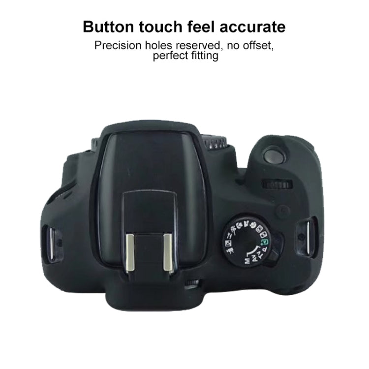 Soft Silicone Protective Case for Canon EOS 2000D (Red) - Protective Case by PMC TechLife | Online Shopping South Africa | PMC TechLife | Buy Now Pay Later Mobicred